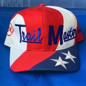 Trail Master Inc. retro vintage 90s American flag cap hat